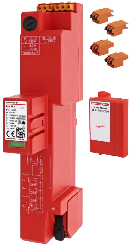 Dehn Kombi-Ableiter DEHNshield ZP 2 SG TT 255